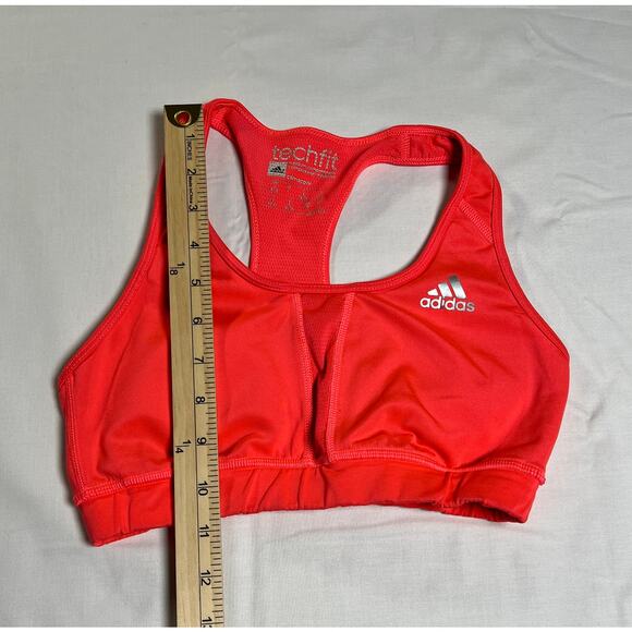 Adidas Women's Padded Sports Bra, Red, Size Small, Excellent Condition - Picture 4 of 6